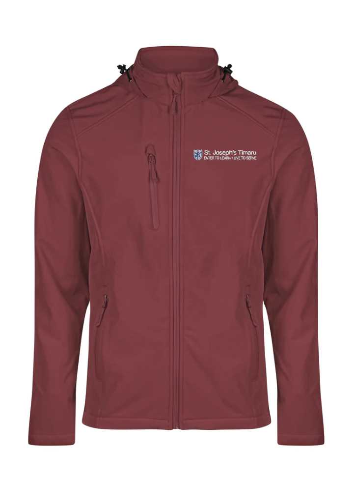 St Joseph's Timaru Softshell Jacket Maroon